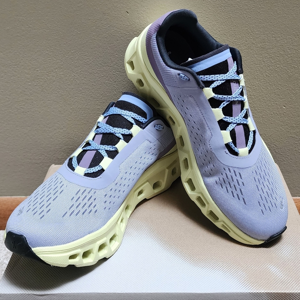 On Cloudmonster, women's 8 NEW